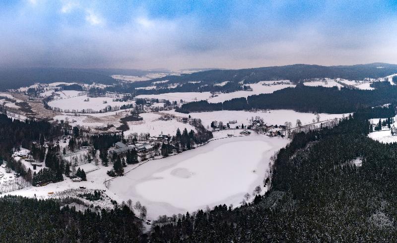 Orea Resort Devet Skal Vysocina Sněžné Kültér fotó